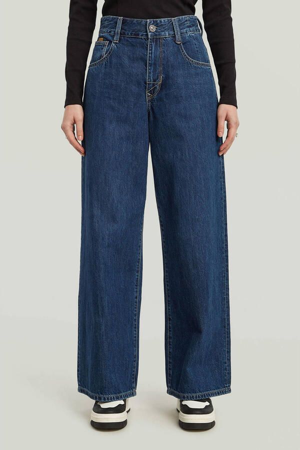G-Star RAW Skater High Loose Jeans Donkerblauw Dames - Foto 2