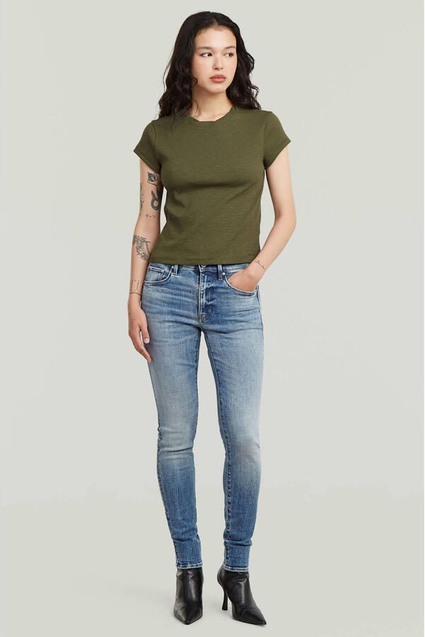 G-Star RAW 3301 Skinny Jeans Midden blauw Dames - Foto 3