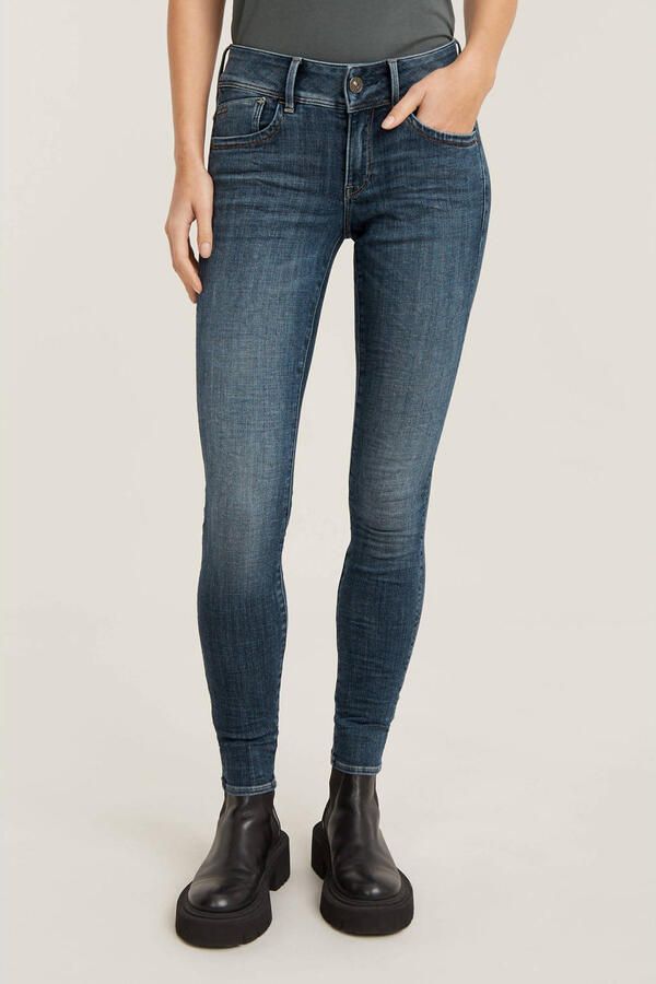 G-Star Raw Super skinny fit jeans met viscose model 'Lynn' - Foto 2