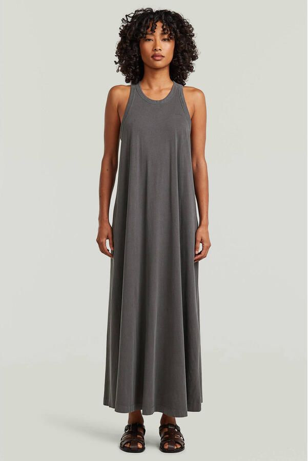 G-STAR maxi jurk grijs