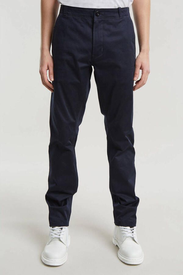 G-Star RAW Mosa Straight Chino Donkerblauw Heren - Foto 2