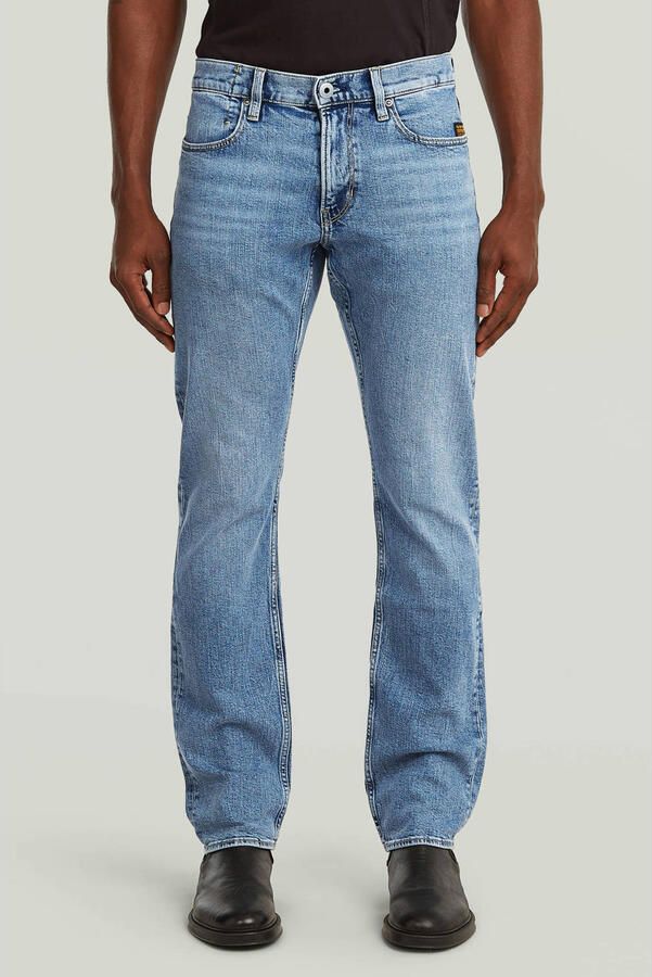 G-Star Raw Straight leg jeans met steek- en achterzakken model 'Mosa'