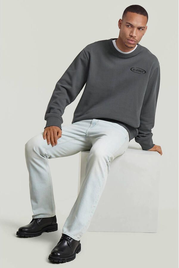 G-Star RAW Mosa Straight Jeans Midden blauw Heren - Foto 2