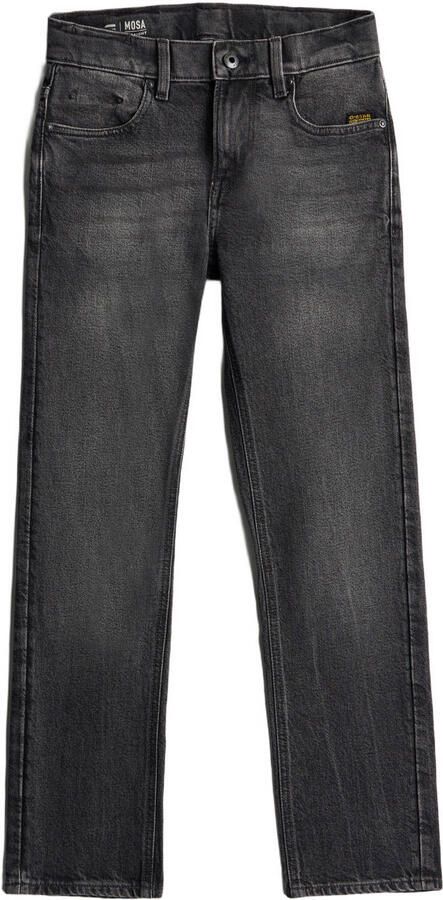 G-STAR Mosa straight leg jeans zwart Jongens Denim Effen