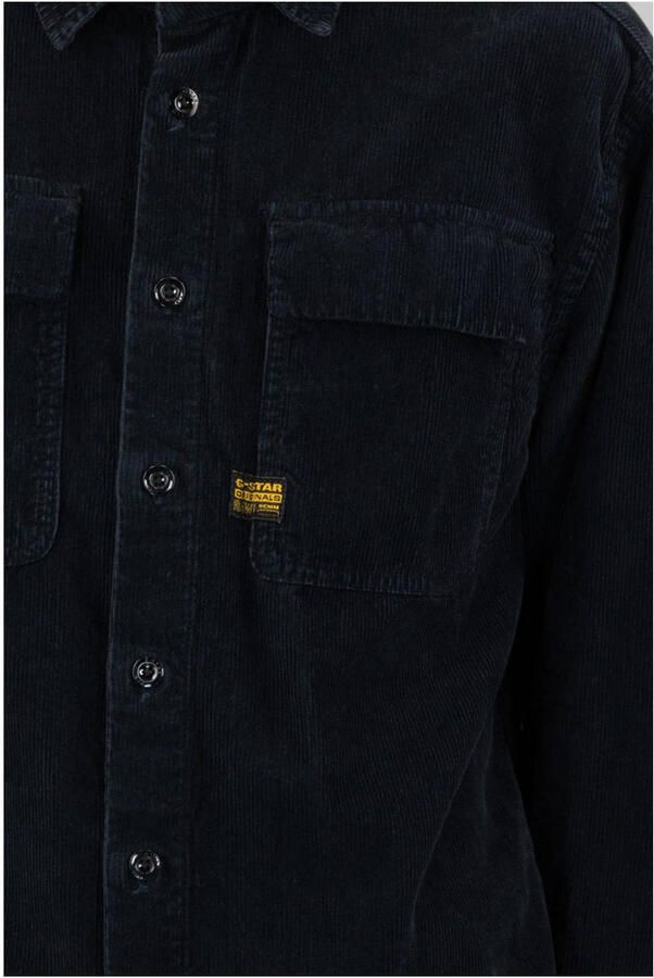 G-Star RAW Overhemd CPO Regular voor jongens Donkerblauw jongens - Foto 2