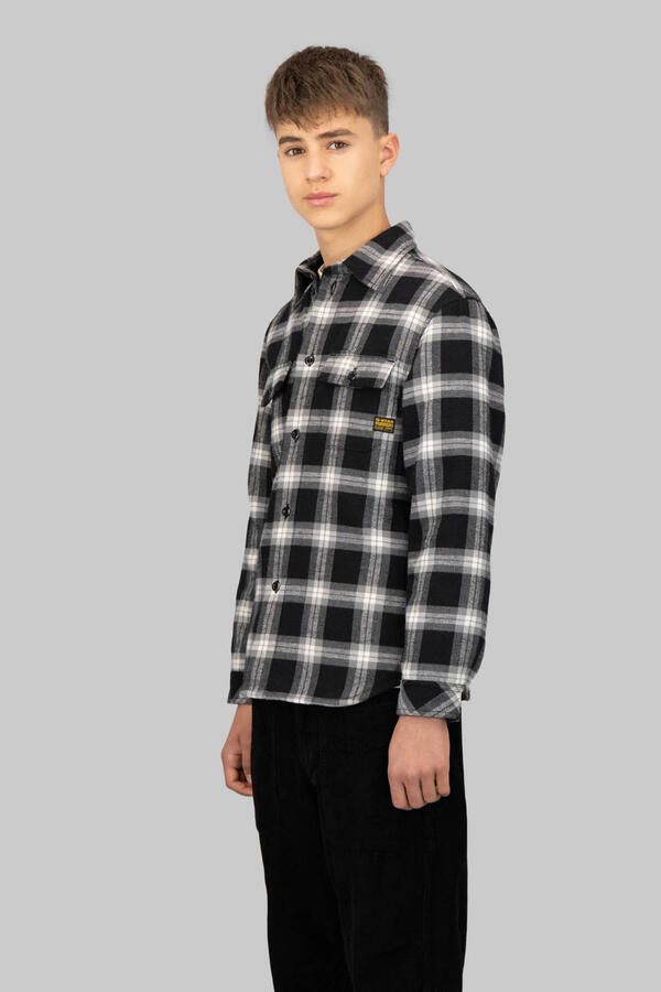 G-Star RAW Overhemd CPO Padded voor jongens Groen jongens - Foto 2