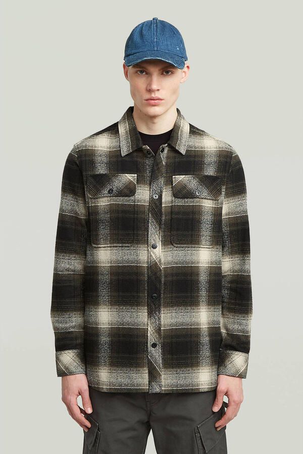 G-Star Raw Regular fit vrijetijdsoverhemd met borstzakken - Foto 2