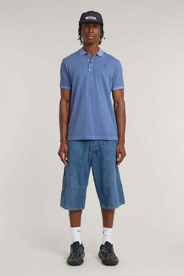 G-Star RAW Poloshirt Dunda slim fit Logo-embossing op de borst - Foto 2