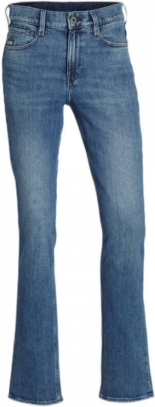 G-Star G Star RAW Straight jeans Noxer High straight met omslagzoom en ritszak op de achterzak