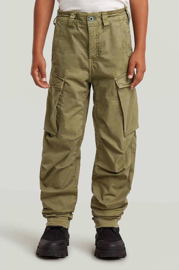 G-Star RAW Core Regular Cargobroek voor jongens Groen jongens