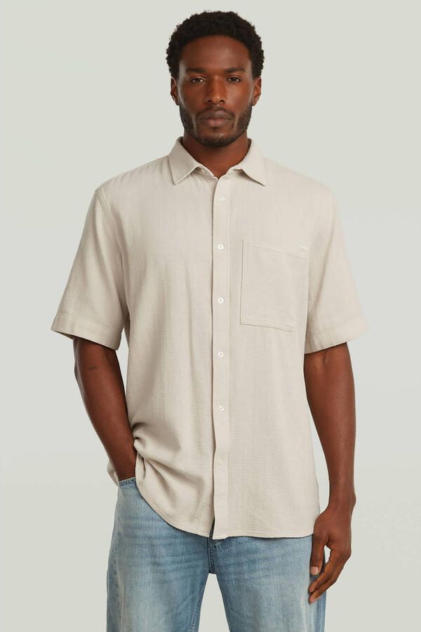 G-Star Raw regular fit vrijetijdsoverhemd van puur katoen