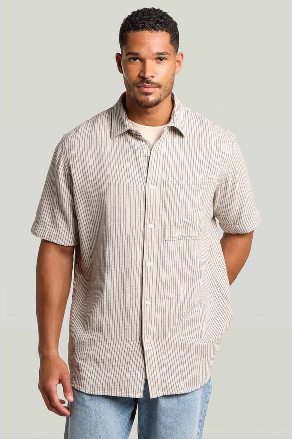 G-Star Raw regular fit vrijetijdsoverhemd in met korte mouwen design