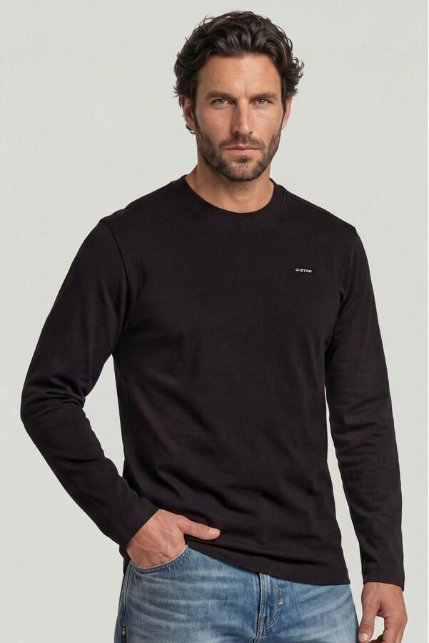 G-Star RAW True Regular T-Shirt Zwart Heren