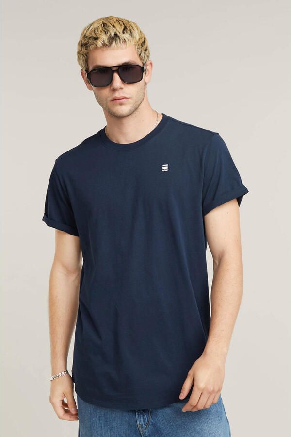 G-STAR RAW Heren Polo's & T-shirts Lash R T S s Donkerblauw - Foto 6