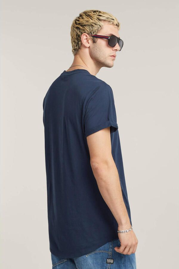 G-STAR RAW Heren Polo's & T-shirts Lash R T S s Donkerblauw - Foto 7