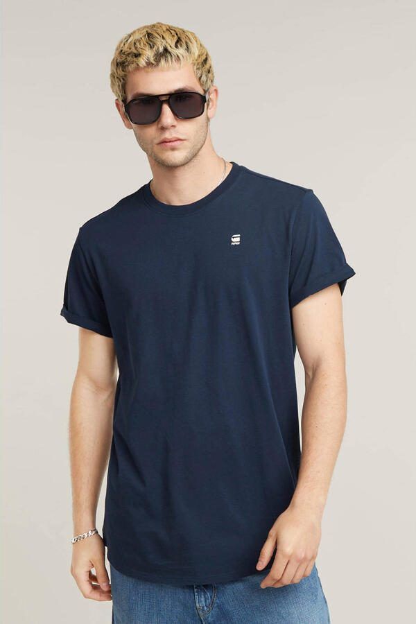 G-STAR RAW Heren Polo's & T-shirts Lash R T S s Donkerblauw - Foto 7