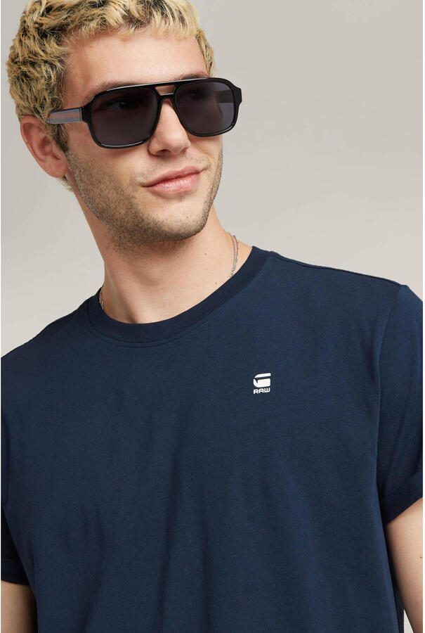 G-STAR RAW Heren Polo's & T-shirts Lash R T S s Donkerblauw - Foto 6