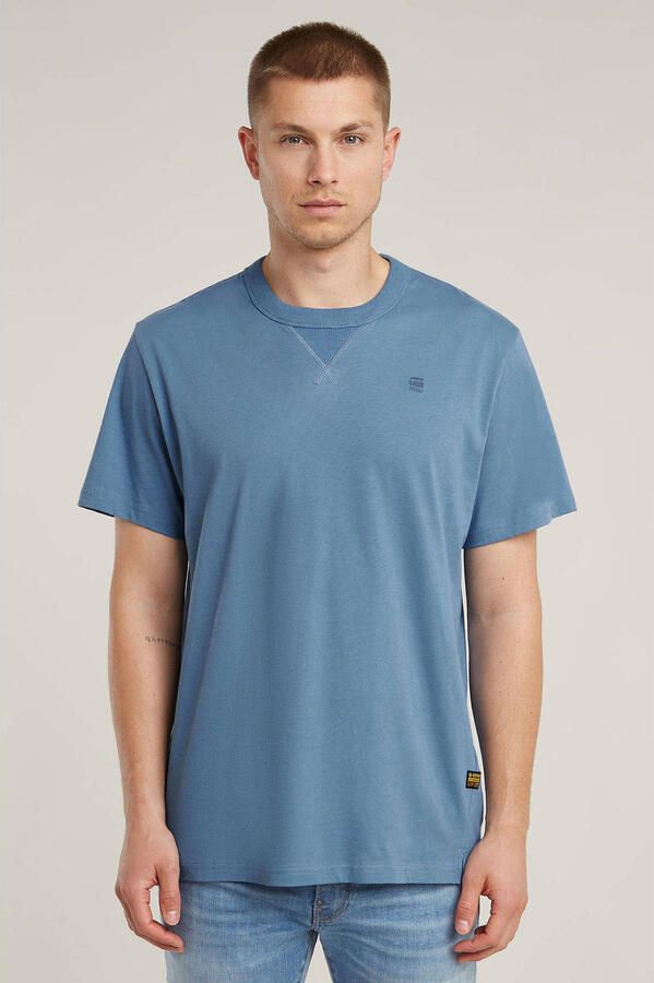 G-Star Raw T-shirt D24449-336 NIFOUS BASE-G989 DUTCH BLUE - Foto 2
