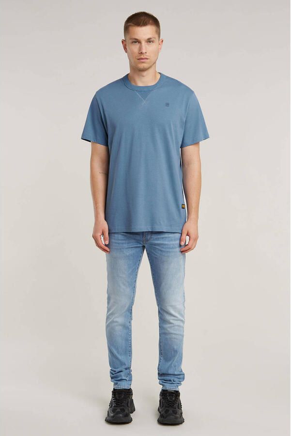 G-Star Raw T-shirt D24449-336 NIFOUS BASE-G989 DUTCH BLUE