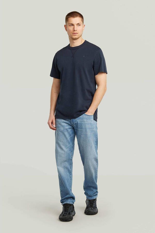 G-STAR RAW Heren Polo's & T-shirts Nifous R T Donkerblauw - Foto 6