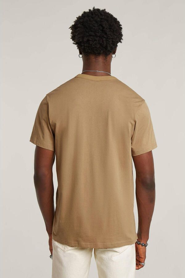G-Star Raw T-shirt D24449-336 NIFOUS BASE-B444 SAFARI