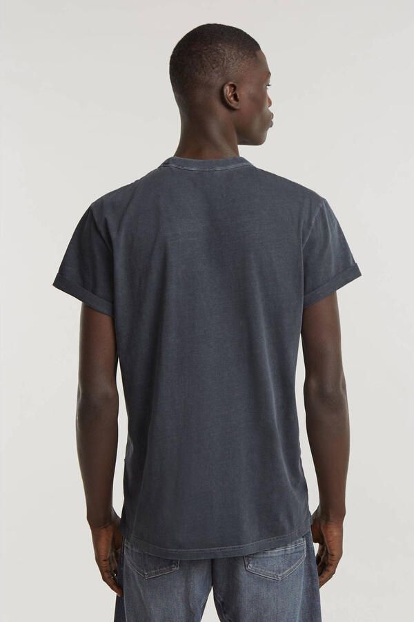 G-Star RAW T-shirt Nifous Ronde hals met ribinzet - Foto 2