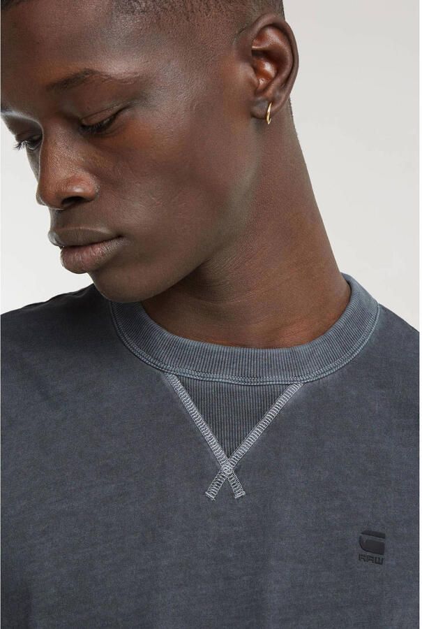 G-Star RAW T-shirt Nifous Ronde hals met ribinzet - Foto 2