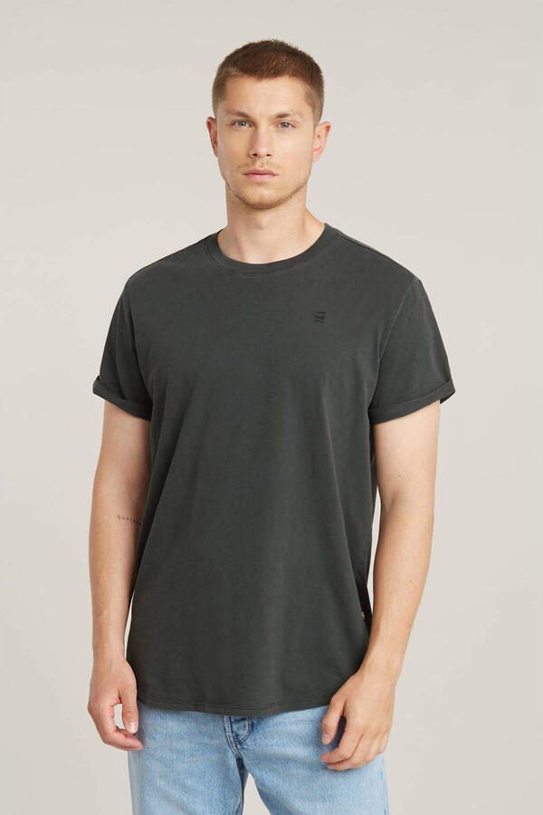 G-Star RAW Shirt met korte mouwen Lash Ronde hals logo-applicatie - Foto 5