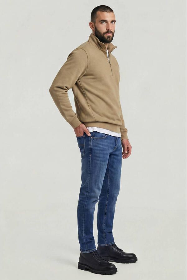 G-STAR RAW Heren Truien & Vesten Premium Core Half Zip R Sw L\s Beige - Foto 7
