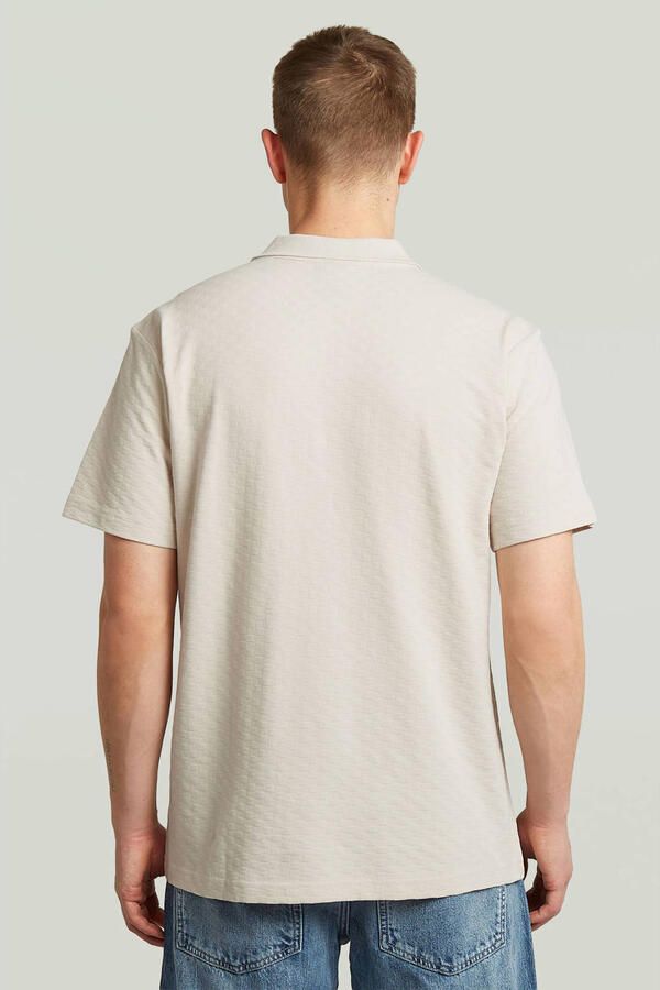 G-Star RAW Core Regular Jacquard Polo Wit Heren - Foto 2