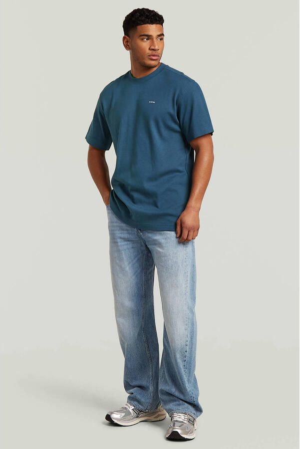 G-Star RAW True Regular T-Shirt Midden blauw Heren - Foto 3