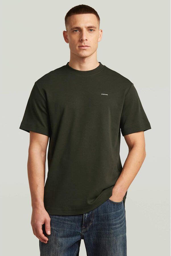 G-Star RAW True Regular T-Shirt Grijs Heren