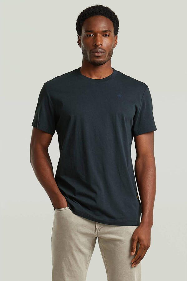 G-Star RAW Base-S T-Shirt Donkerblauw Heren