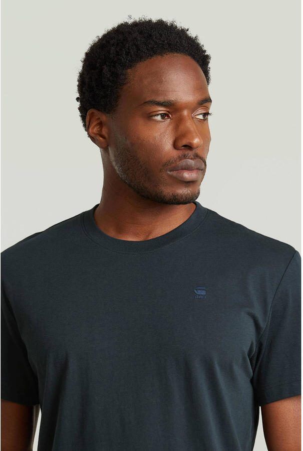 G-Star RAW Base-S T-Shirt Donkerblauw Heren - Foto 2