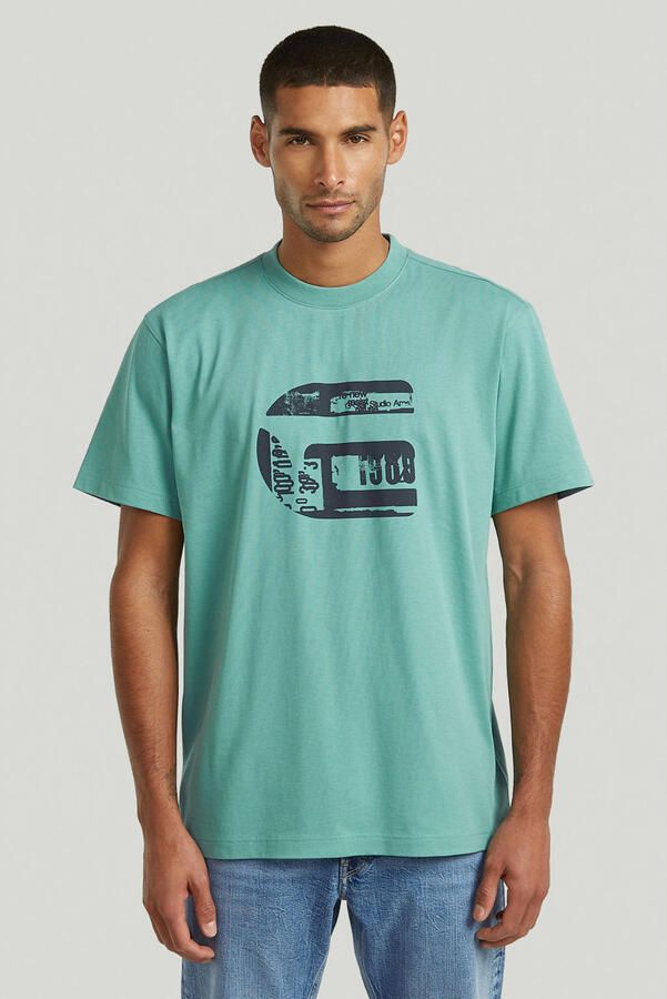 G-Star Raw Regular fit T-shirt met logoprint Model 'icon'