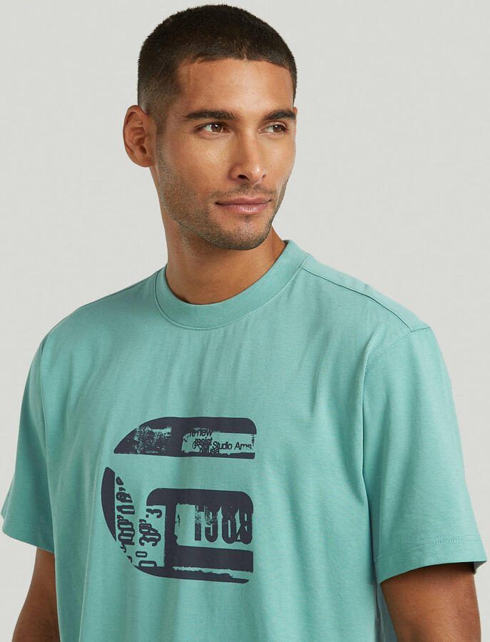 G-Star Raw Regular fit T-shirt met logoprint Model 'icon' - Foto 2