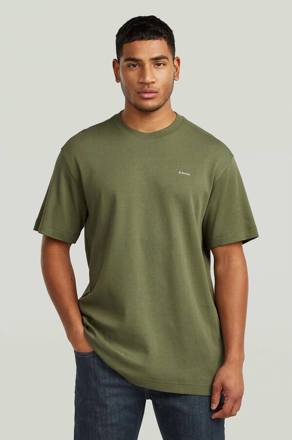 G-STAR RAW Heren Polo's & T-shirts True Regular R T Khaki - Foto 5