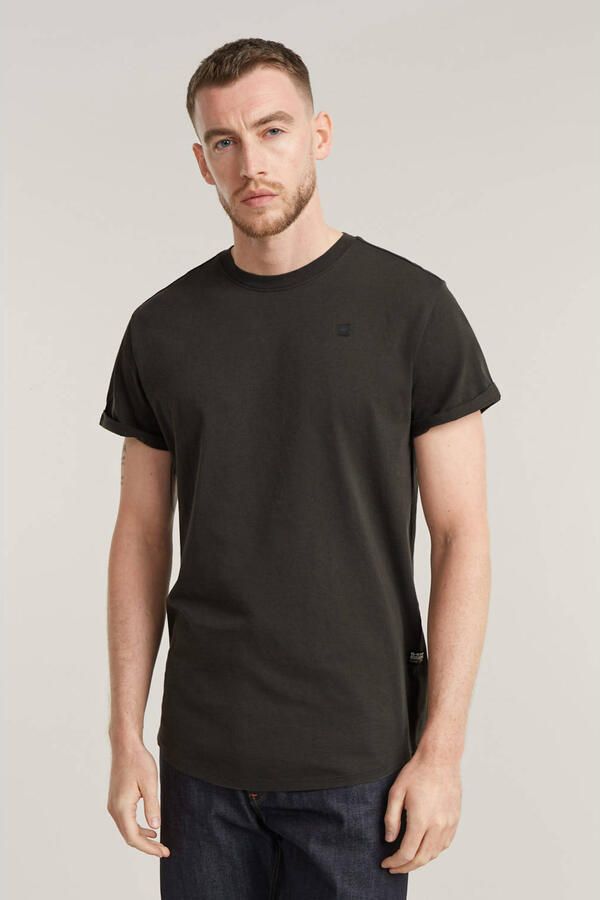 G-Star RAW T-shirt Lash met kleine logo stitching - Foto 2