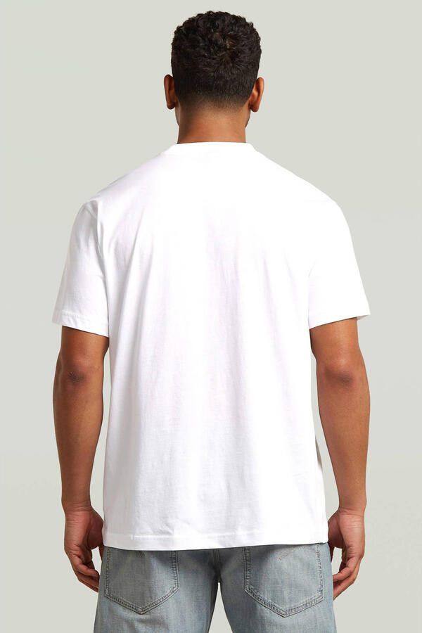 G-Star RAW Box Globe Graphic T-Shirt Wit Heren - Foto 3