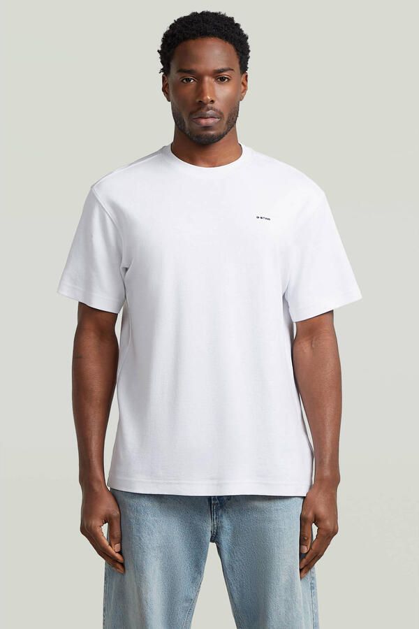 G-Star Raw Regular fit t-shirt met logoprint model 'True' - Foto 5