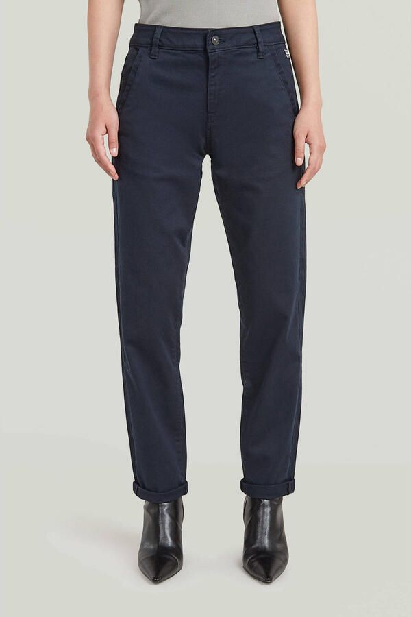 G-Star RAW Kate Boyfriend Chino Donkerblauw Dames - Foto 2