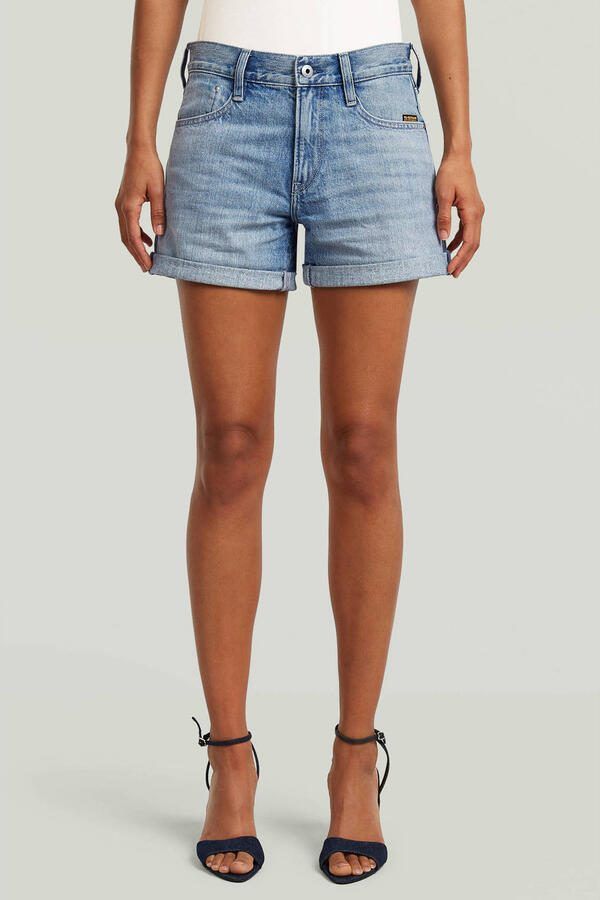 G-Star RAW Judee Boyfriend Short Lichtblauw Dames