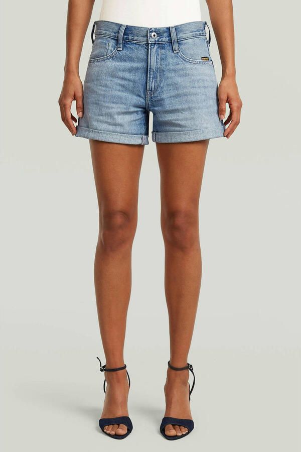 G-Star RAW Judee Boyfriend Short Lichtblauw Dames