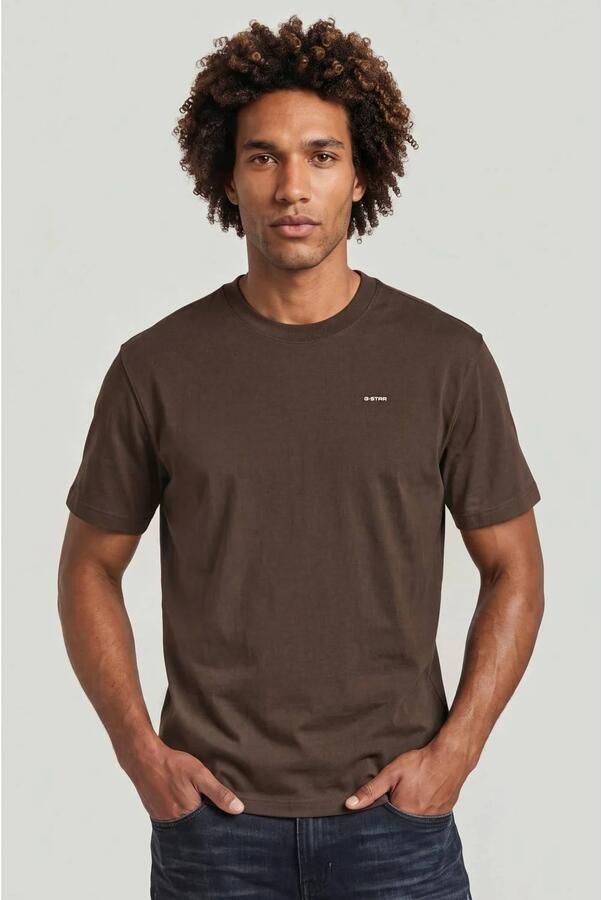 G-STAR relaxed fit T-shirt donkerbruin