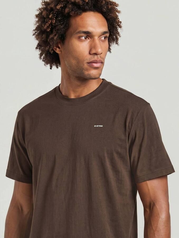 G-STAR relaxed fit T-shirt donkerbruin - Foto 2