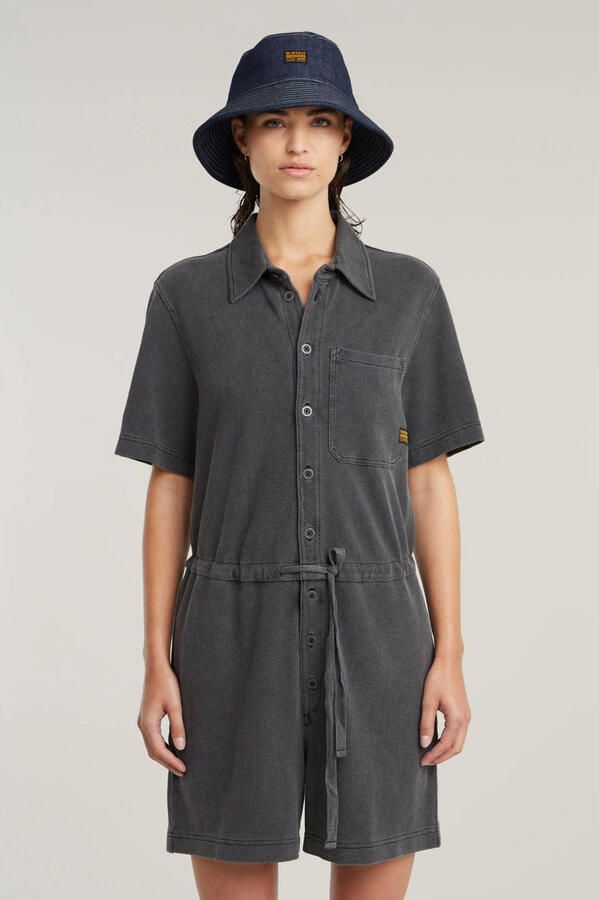 G-Star RAW Easy Short Jumpsuit Zwart Dames - Foto 2