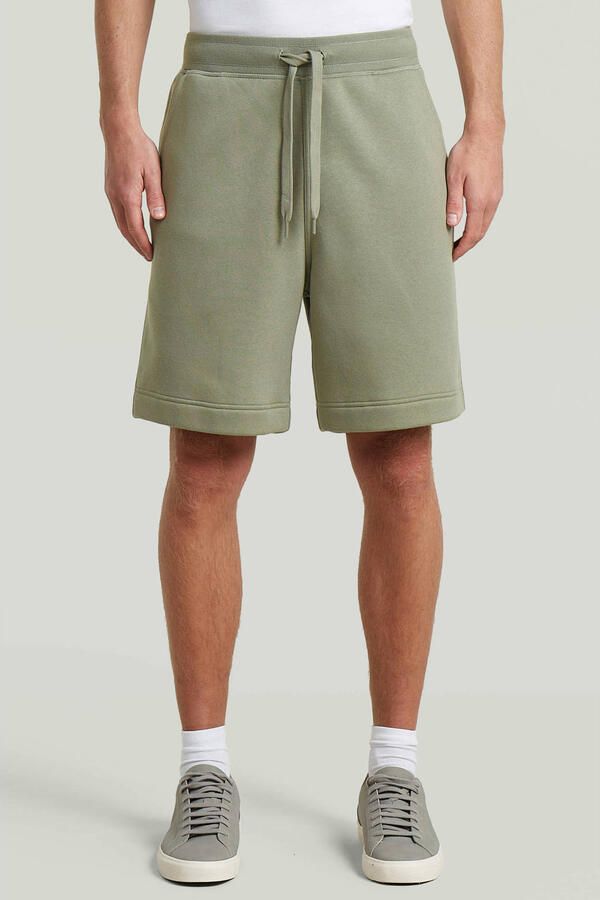 G-Star RAW Premium Core Sweatshort Groen Heren