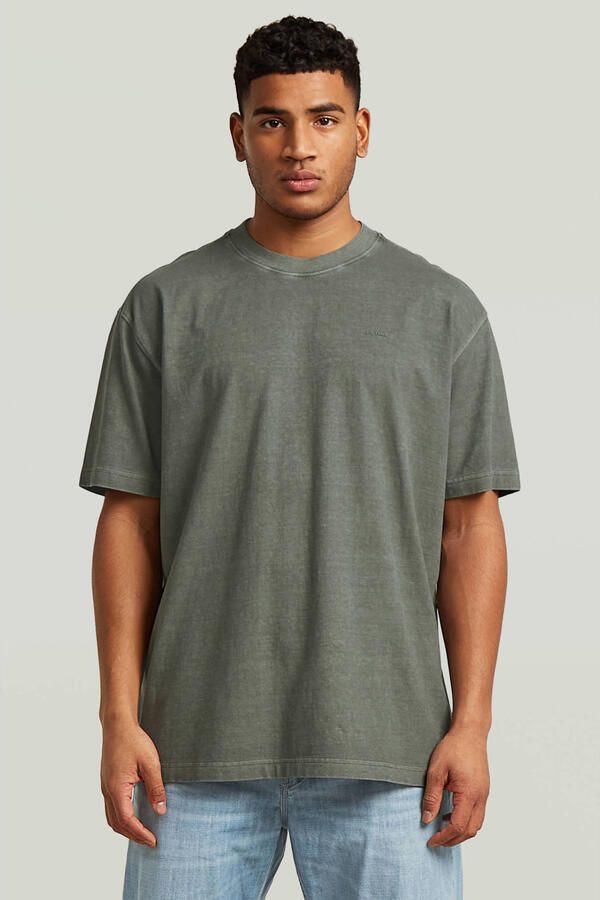 G-Star RAW Relaxed Base T-Shirt Groen Heren