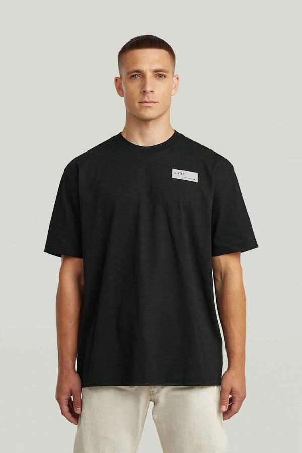 G-Star RAW HB Badge Relaxed T-Shirt Zwart Heren