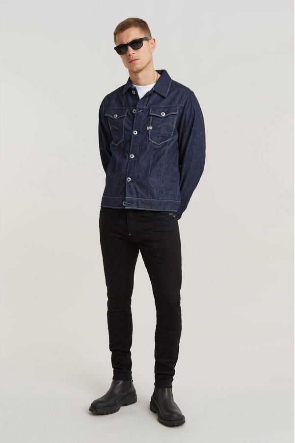 G-Star Zwarte Skinny Jeans Superstretch Elto Nero Black Heren - Foto 3